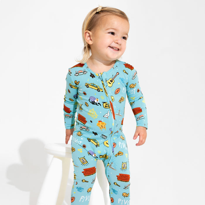FRIENDS™: Central Perk Bamboo Convertible Footie