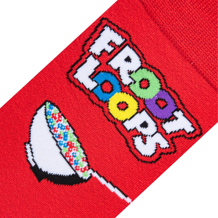 Froot Loops Cereal Bowl - Mens Crew Folded - Premium Socks from Cool Socks - Just $12.95! Shop now at Pat's Monograms