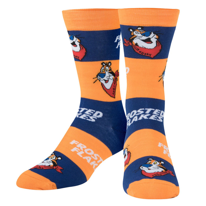 Frosted Flakes Tony Crew Socks - Premium Socks from Crazy Socks - Just $8! Shop now at Pat's Monograms
