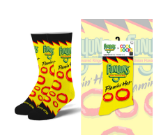 FUNYUNS FLAMIN’ HOT - Mens - Premium Socks from Cool Socks - Just $13.95! Shop now at Pat's Monograms