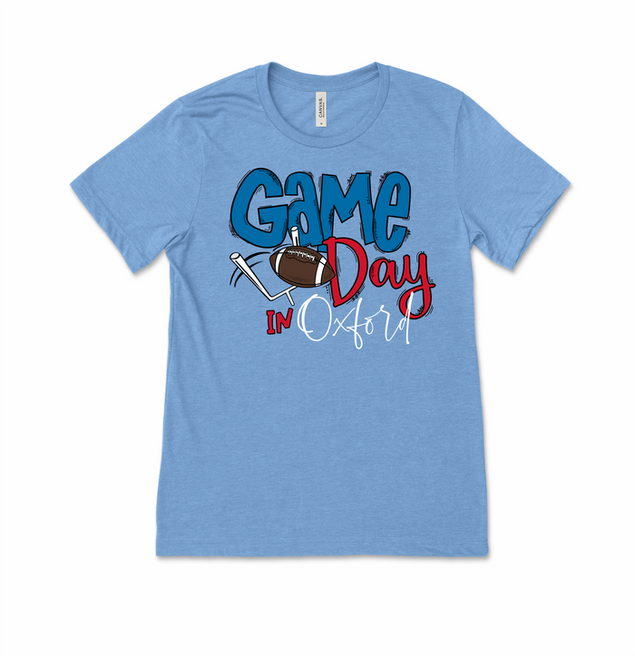 Game Day Tee - Ole Miss - Premium T-Shirts from Pat's Monograms - Just $20! Shop now at Pat's Monograms