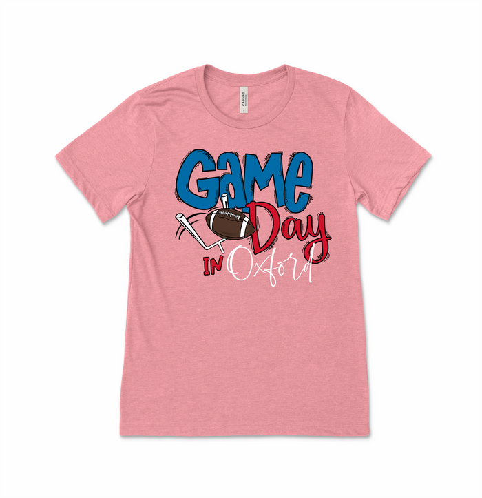 Game Day Tee - Ole Miss - Premium T-Shirts from Pat's Monograms - Just $20! Shop now at Pat's Monograms