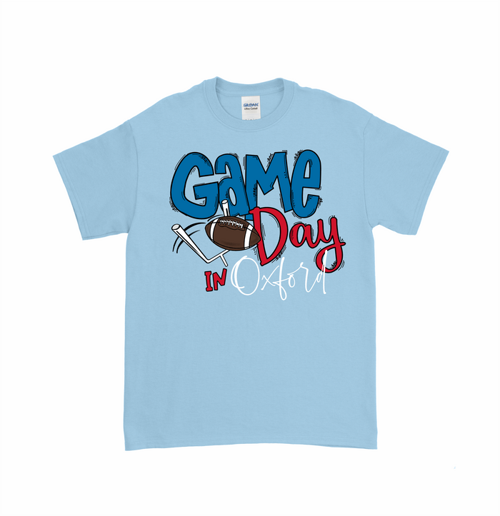 Game Day Tee - Ole Miss - Premium T-Shirts from Pat's Monograms - Just $20! Shop now at Pat's Monograms