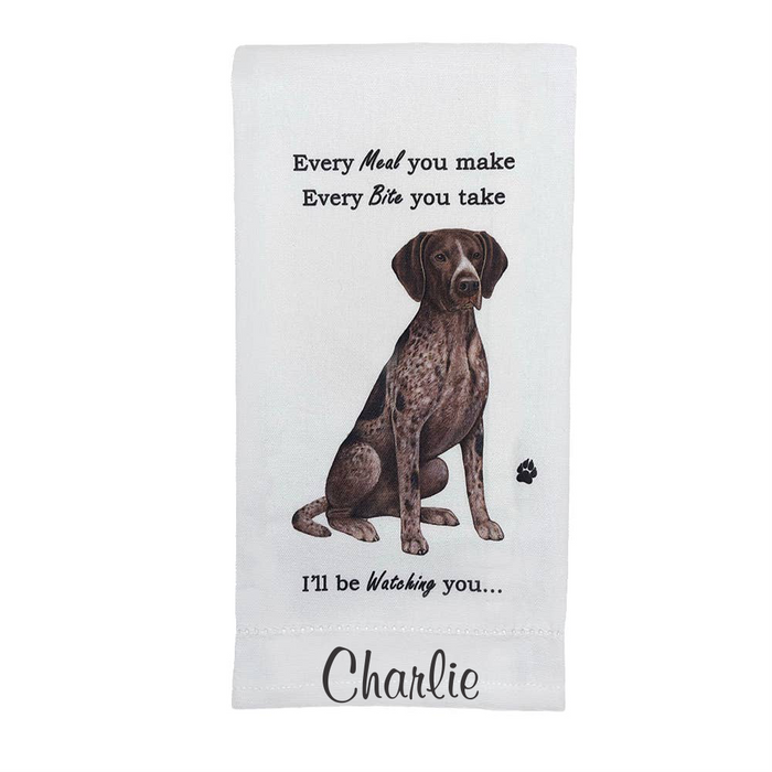 German Shorthaired Pointer - Premium Kitchen Towel from E&S Pets - Just $10.95! Shop now at Pat's Monograms