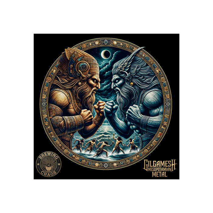 Gilgamesh Mesopotamian Metal Art Posters