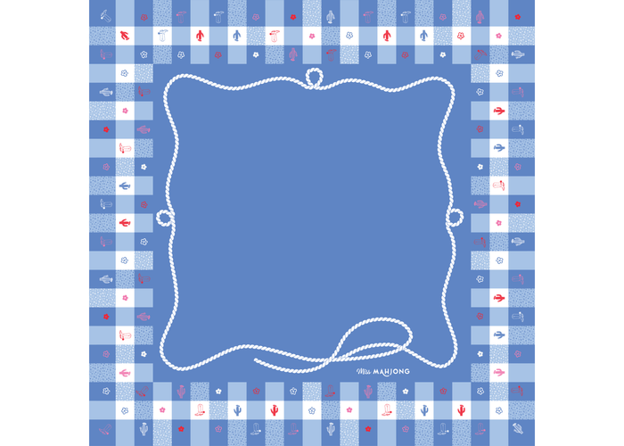 Gingham Mahjong Playing Mat - Premium Mahjong from Miss Mahjong - Just $70! Shop now at Pat's Monograms