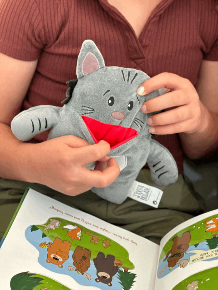 Gizmo Cat Tooth Fairy Pillow Gift Stuffed Animal Plush Toy - Premium stuffed animals from The Tooth Brigade - Just $15.99! Shop now at Pat's Monograms