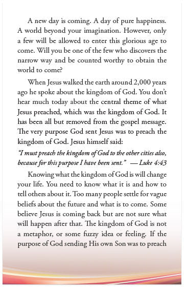 God’s Kingdom: The Return of Jesus Christ