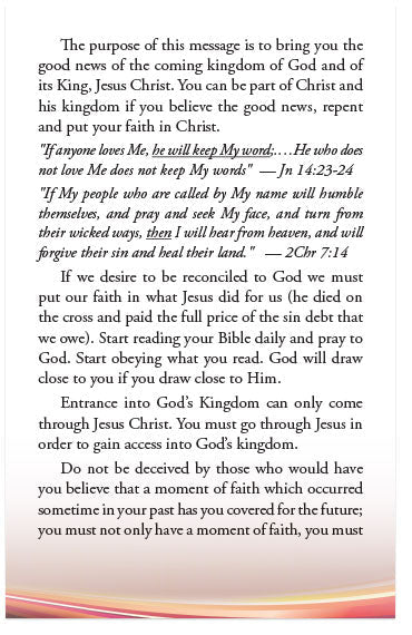 God’s Kingdom: The Return of Jesus Christ