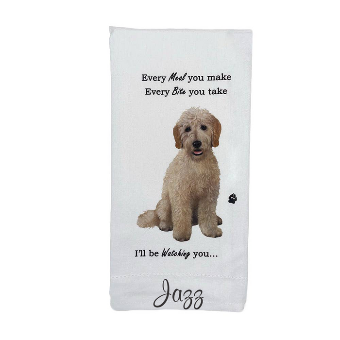 Goldendoodle Kitchen Towel - Premium Kitchen Towels from E&S Pets - Just $10.95! Shop now at Pat's Monograms