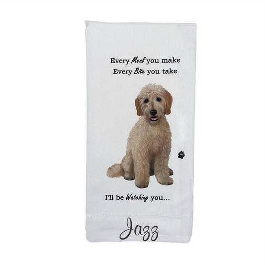 Goldendoodle Kitchen Towel - Premium Kitchen Towels from E&S Pets - Just $10.95! Shop now at Pat's Monograms