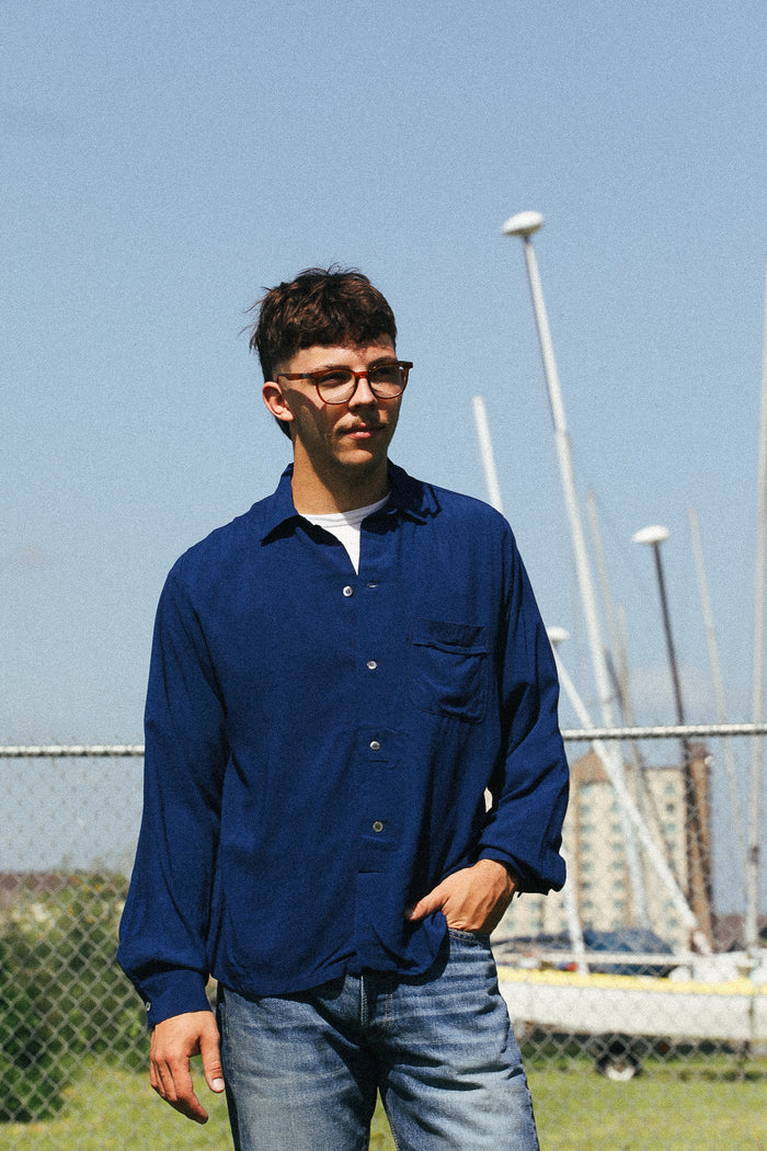 Gonzo Weatherly Arrow Shirt- Navy
