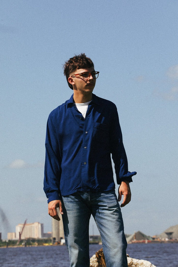 Gonzo Weatherly Arrow Shirt- Navy