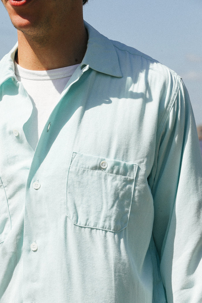 Gonzo Weatherly Lions Button Down-Baby Blue
