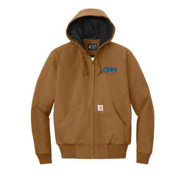 GPM - Carhartt® Quilted-Flannel-Lined Duck Active Jac CT106677 with GPM left chest logo