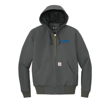 GPM - Carhartt® Quilted-Flannel-Lined Duck Active Jac CT106677 with GPM left chest logo