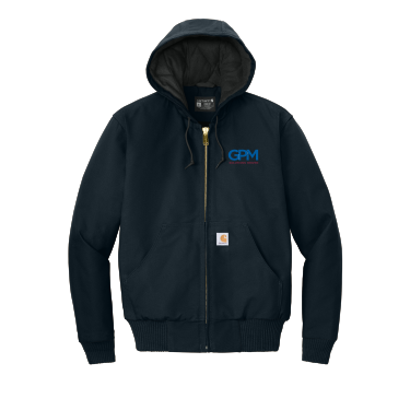 GPM - Carhartt® Quilted-Flannel-Lined Duck Active Jac CT106677 with GPM left chest logo
