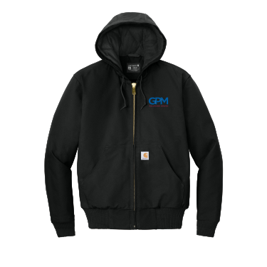 GPM - Carhartt® Quilted-Flannel-Lined Duck Active Jac CT106677 with GPM left chest logo