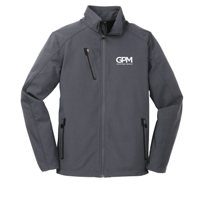 GPM -  Port Authority® Welded Soft Shell Jacket J324 with white embroidered GPM logo on the left chest