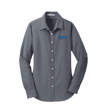 GPM - Port Authority® Women's SuperPro™ Oxford Shirt L658 with GPM left chest logo option