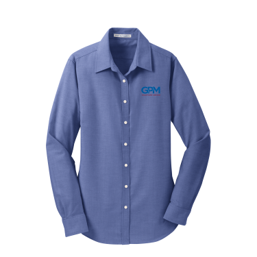 GPM - Port Authority® Women's SuperPro™ Oxford Shirt L658 with GPM left chest logo option