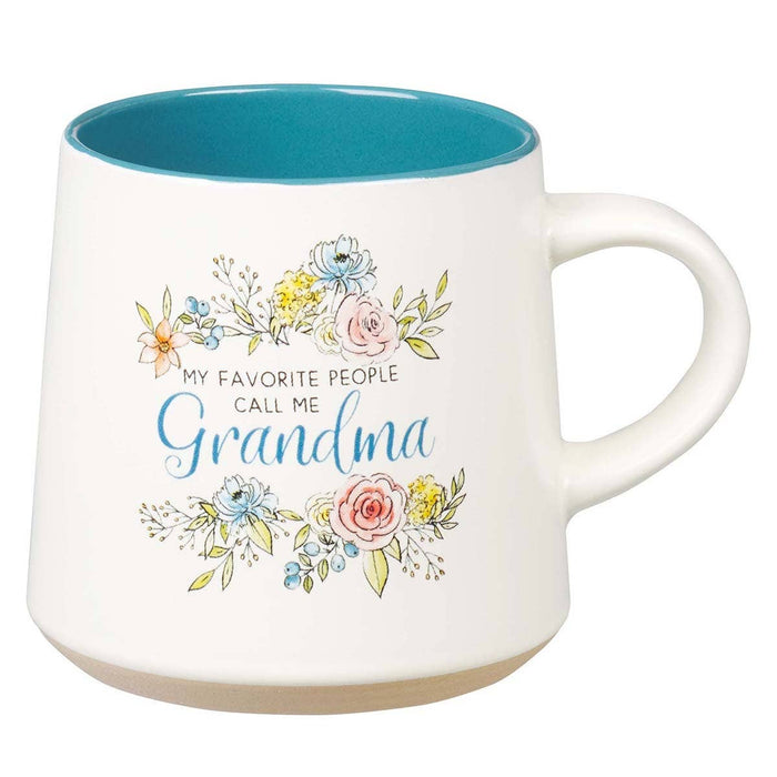 Grandma Ceramic Coffee Mug with Clay Dipped Base - Premium gift item from Christian Art Gifts - Just $12.95! Shop now at Pat's Monograms