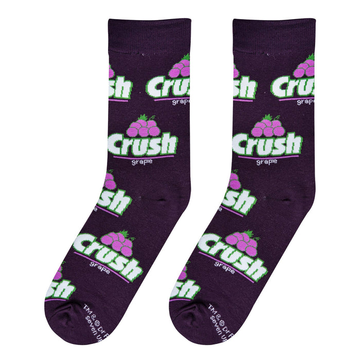 Grape Crush - Mens Crew Folded - Crazy Socks - Premium  from Crazy Socks - Just $8! Shop now at Pat's Monograms