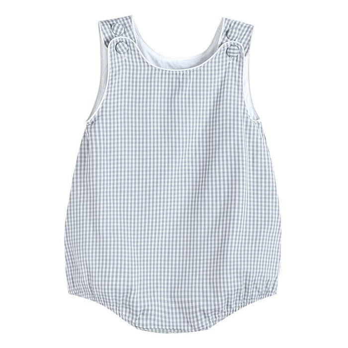 Gray Gingham Bubble Romper - Premium Baby & Toddler Outfits from Lil Cactus - Just $29.95! Shop now at Pat's Monograms