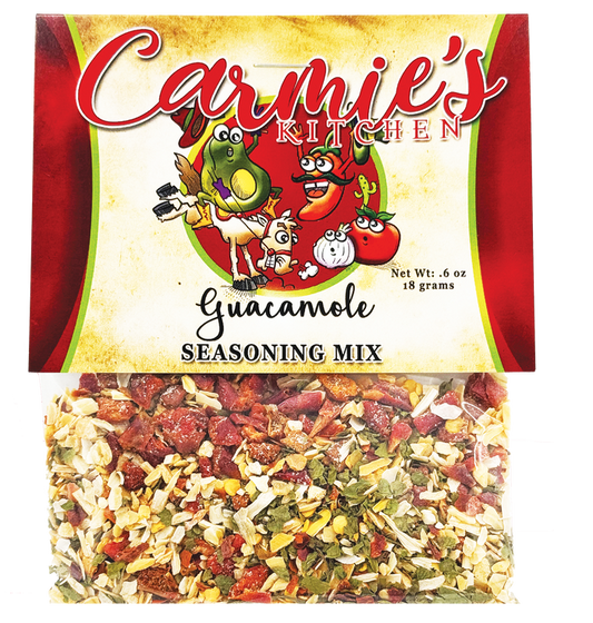 Guacamole Seasoning Mix - Premium Dips & Spreads from Carmie's Kitchen - Just $5! Shop now at Pat's Monograms