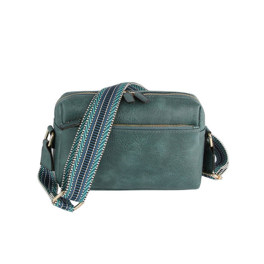 Guitar Strap Wide Boxy Crossbody Bag - Premium crossbody from Handbag Factory Corp - Just $36.95! Shop now at Pat's Monograms