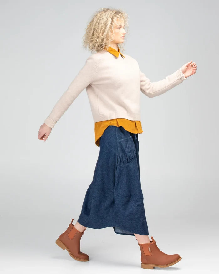 Guru Skirt (Dark Denim)