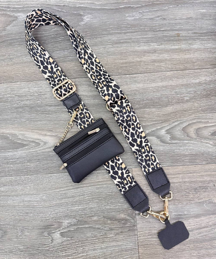 HANDBAG STRAP WITH ZIPPER POUCH PHONE HOLDER WRISTBAND - Premium Accessories from DESHENG ENTERPRISE - Just $19.95! Shop now at Pat's Monograms