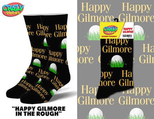 Happy Gilmore In The Rough - Mens Crew Folded - Premium Socks from Crazy Socks - Just $8! Shop now at Pat's Monograms