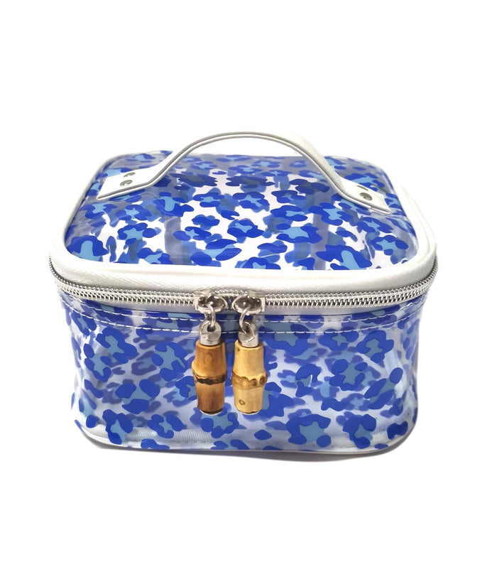 HEAD CASE 2 PC SET - CHEETAH BLUE-CLEAR - Premium travel bag from TRVL Design - Just $32.95! Shop now at Pat's Monograms