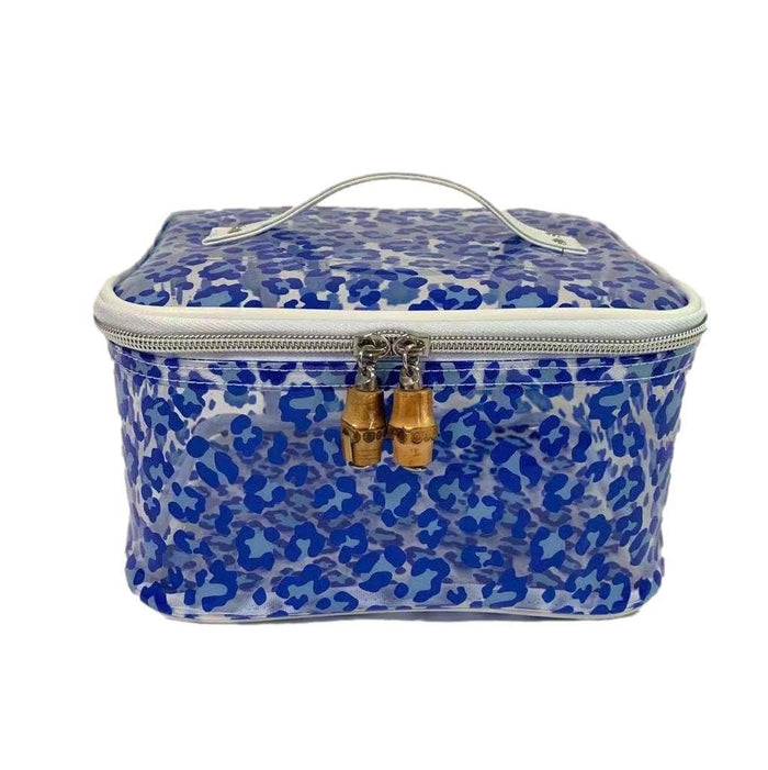 HEAD CASE 2 PC SET - CHEETAH BLUE-CLEAR - Premium travel bag from TRVL Design - Just $32.95! Shop now at Pat's Monograms