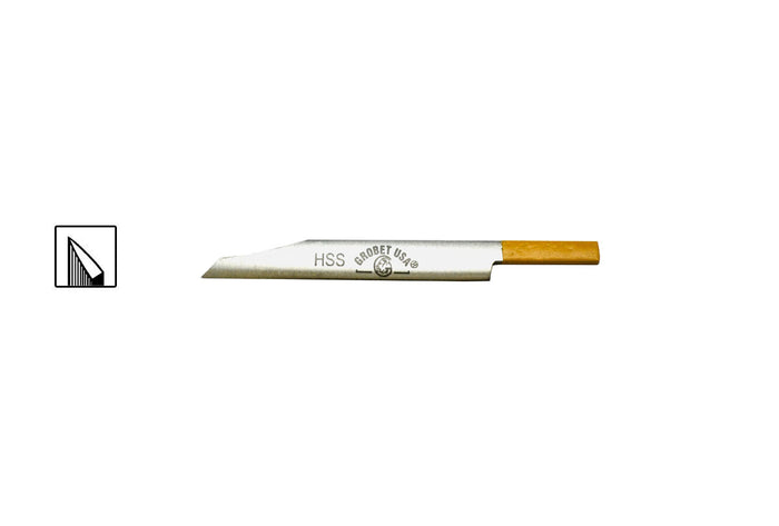 High Speed Steel  Graver,  Flat 40, Item No. 36.281