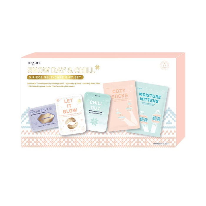 HOLIDAY SNOW DAY & CHILL 5 PIECE SELF CARE GIFT SET