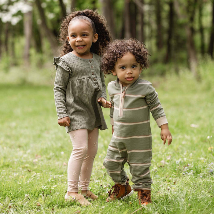 Holland Stripe Infant Jumpsuit - Premium Baby & Toddler Outfits from Burt's Bees Baby - Just $22.95! Shop now at Pat's Monograms