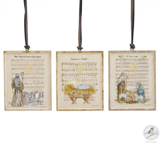 Holy Family Mango Wood Ornaments - Premium Christmas Ornament from Burton and Burton - Just $11.95! Shop now at Pat's Monograms