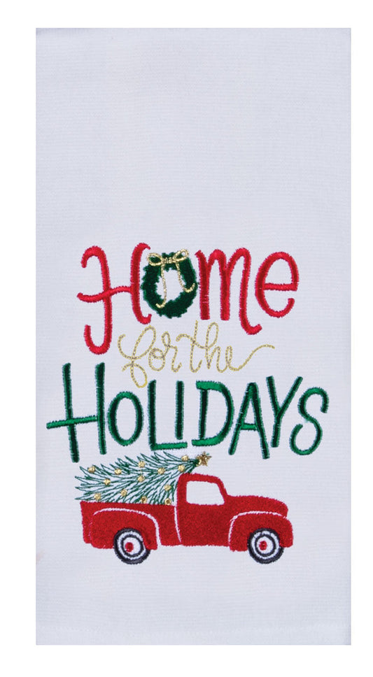 Home for The Holidays 2 in 1 Terry Towel - Premium Dish Towel from Kay Dee Designs - Just $8.95! Shop now at Pat's Monograms