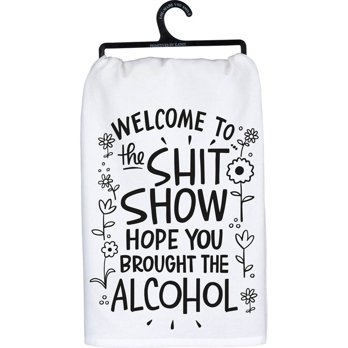 Hope You Brought Alcohol Kitchen Towel - Premium Kitchen Towel from Primitives by Kathy - Just $8.95! Shop now at Pat's Monograms