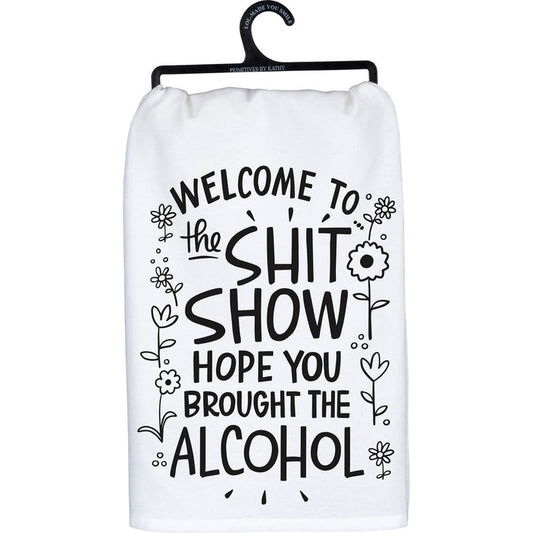 Hope You Brought Alcohol Kitchen Towel - Premium Kitchen Towel from Primitives by Kathy - Just $8.95! Shop now at Pat's Monograms