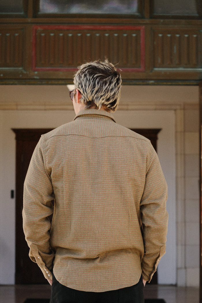 Houndstooth Flannel - Moss