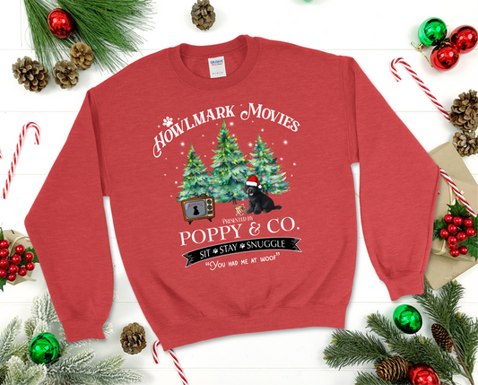 "Howlmark" Movie Sweatshirt - Personalized with your favorite Dog Breed - Premium holiday from Pat's Monograms - Just $42.95! Shop now at Pat's Monograms