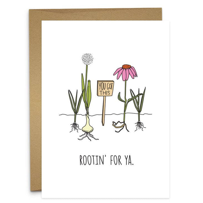Humdrum Paper - Rooting For Ya Greeting Card