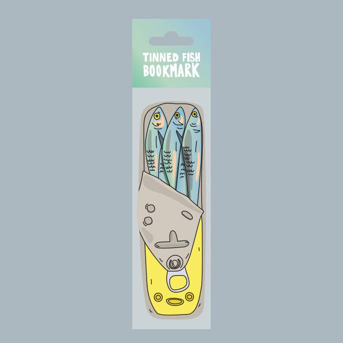 Humdrum Paper - Tinned Fish Bookmark (it's die cut!)