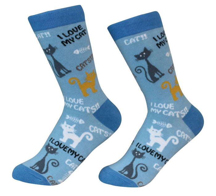 I Love My Cat Socks - Premium Socks from Sock Daddy - Just $10.95! Shop now at Pat's Monograms
