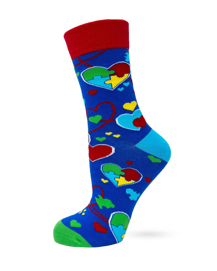 I Love Someone With Autism Women's Crew Socks - Premium socks from Fabdaz - Just $12.95! Shop now at Pat's Monograms