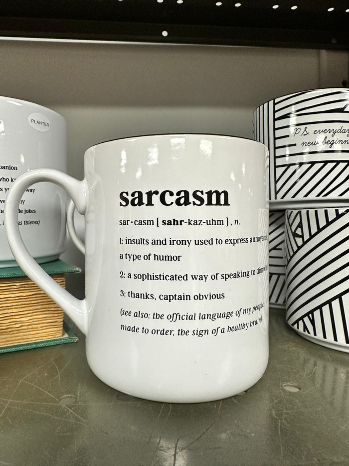 SARCASM COFFEE MUG