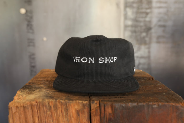 ISP x ANM "Iron Shop" Corduroy Cap- Black